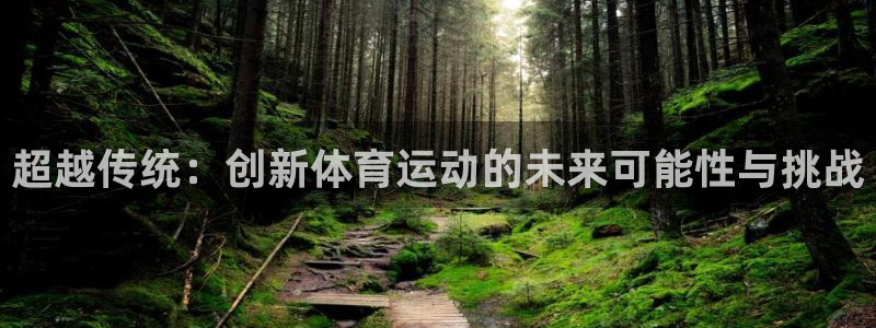 利记官网下载招商电话:超越传统:创新体育运动的未来可能性与挑